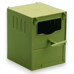   2GR műanyag madárodú hullámos papagájnak hosszúkás nyílással 12x13x16cm