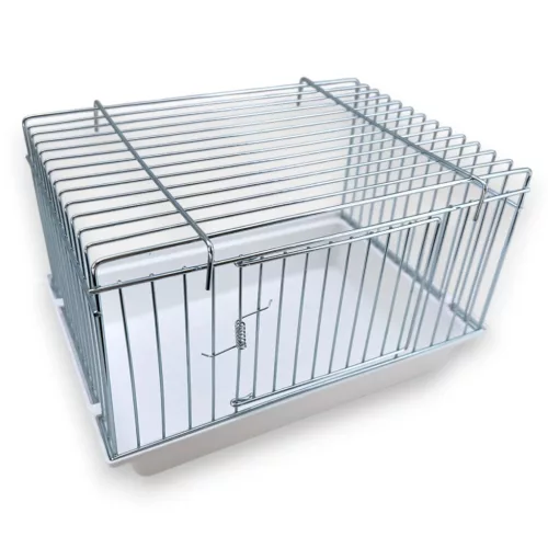 2GR külső rácsos madárfürdő ajtóval 24,5x17x16cm (tálca 4,5 cm mély)