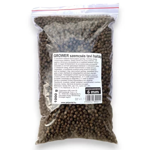 Coppens Grower koi ponty eledel 6mm lebegő pellet 1kg