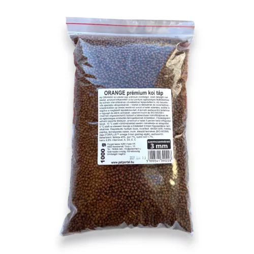 Coppens Orange koi ponty eledel 3mm lebegő pellet 15kg