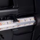 Diversa LED tetővilágítás 60x30cm íves fekete