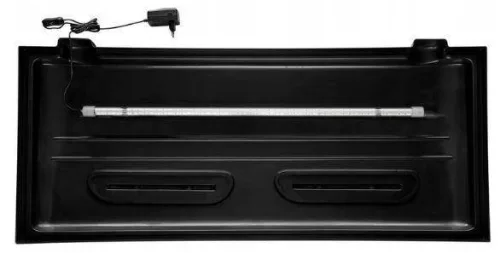 Diversa LED tetővilágítás 120x40cm szögletes fekete