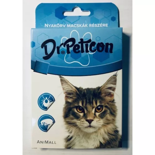Dr Peticon bolha+kullancs nyakörv macska 43cm dobozos