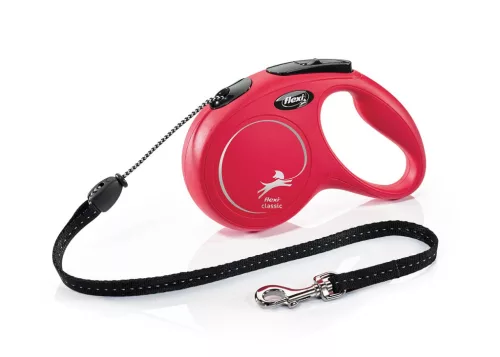Flexi M zsinóros 5m 20kg piros
