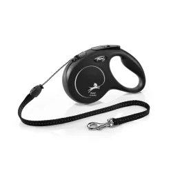 Flexi M zsinóros 5m 20kg fekete