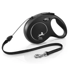 Flexi M zsinóros 8m 20kg fekete