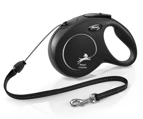 Flexi M zsinóros 8m 20kg fekete