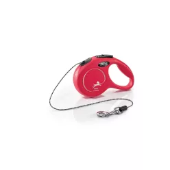 Flexi XS zsinóros 3m 8kg piros