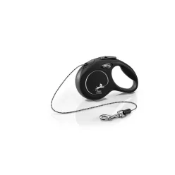 Flexi XS zsinóros 3m 8kg fekete