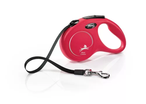 Flexi S szalagos 5m 15kg piros