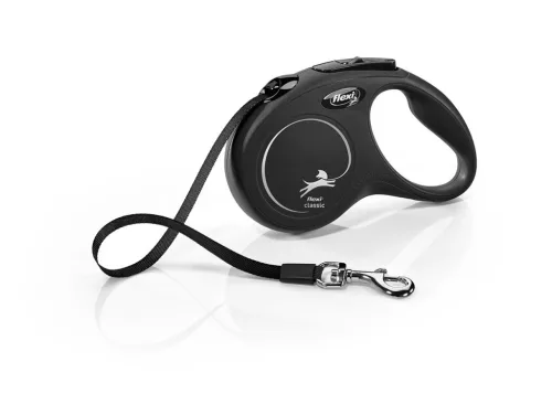 Flexi S szalagos 5m 15kg fekete