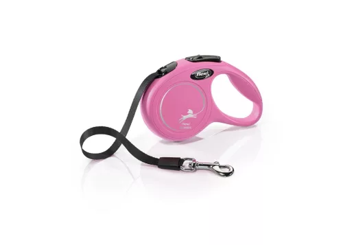 Flexi XS szalagos 3m 12kg pink