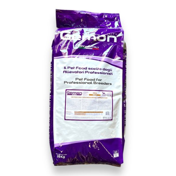 Gemon Mini Adult kutyatáp csirke-rizs 20kg 