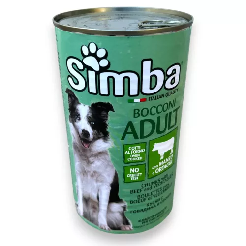 Simba konzerv kutyaeledel marhával 1230g