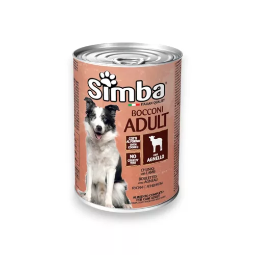 Simba konzerv kutyaeledel báránnyal 415g