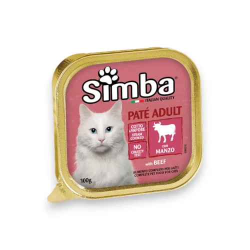 Simba Paté alutálcás macskaeledel marhával 100g
