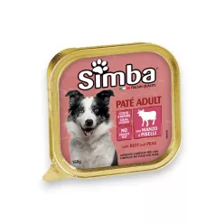   Simba Paté alutálcás kutyaeledel marhával és borsóval 150g