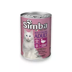   Simba konzerv macskaeledel gyöngytyúkkal és kacsával 415g