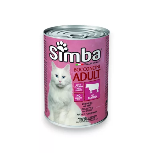 Simba konzerv macskaeledel marhával 415g