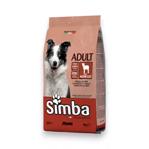 Simba száraz kutyatáp bárányos 4kg Kibbles with Lamb
