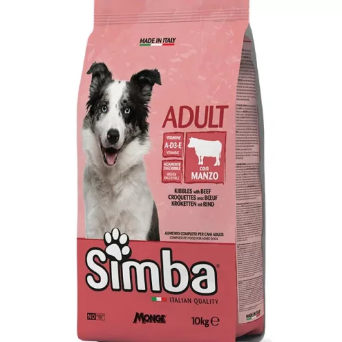 Simba száraz kutyatáp marhás 10kg Kibbles with Beef