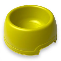 Georplast Lucky kerek tál S 17x6,5cm sárga