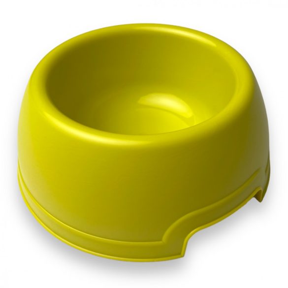 Georplast Lucky kerek tál M 21x8cm sárga