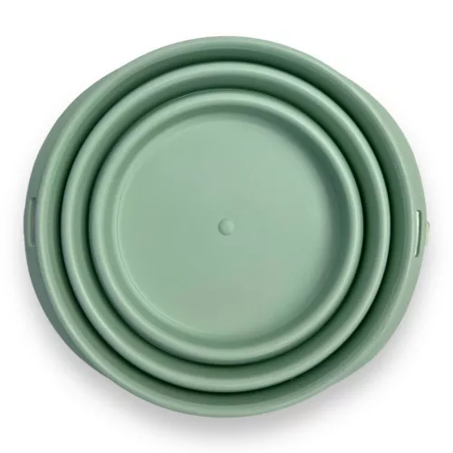 Georplast szilikon utazótál d.16,5cm zöld