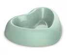 Georplast szív alakú tál M 21,5x18cm zöld