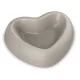 Georplast szív alakú tál M 21,5x18cm bézs