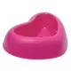 Georplast szív alakú tál M 21,5x18cm rózsaszín