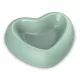 Georplast szív alakú tál L 26,5x22cm zöld