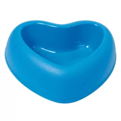 Georplast szív alakú tál L 26,5x22cm kék