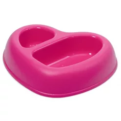   Georplast szív alakú duplatál XL 27x22,5x6,5cm rózsaszín