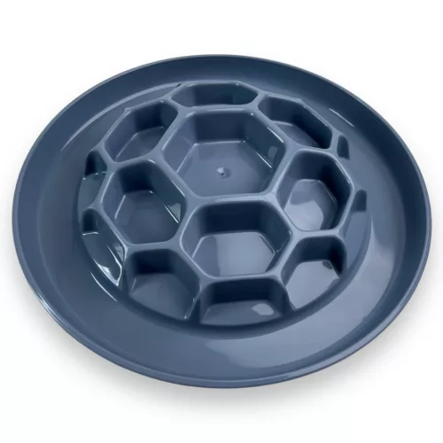 Georplast Honey etetőtál falásgátlóval d.32cm kék