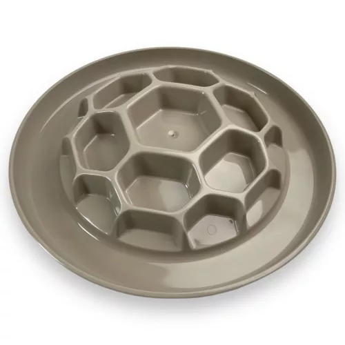 Georplast Honey etetőtál falásgátlóval d.32cm bézs