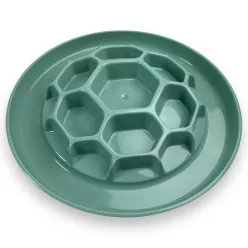 Georplast Honey etetőtál falásgátlóval d.32cm zöld