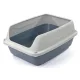 Georplast Sonic macska WC magasított kerettel 56x40x24cm kék