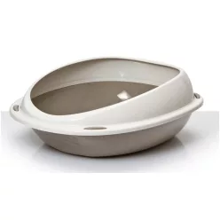   Georplast Shuttle íves macska WC kerettel S 45x36x15,5cm bézs
