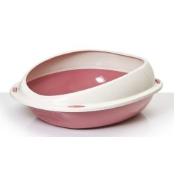   Georplast Shuttle íves macska WC kerettel S 45x36x15,5cm mályva
