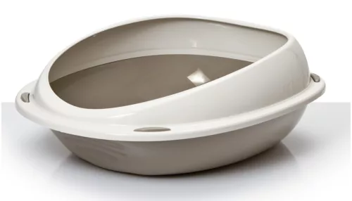 Georplast Shuttle íves macska WC kerettel M 57x40x19cm bézs