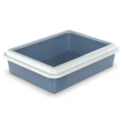 Georplast Max macska alomtálca kerettel 43,5x34x11cm kék
