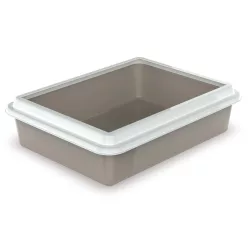 Georplast Max macska alomtálca kerettel 43,5x34x11cm bézs
