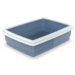 Georplast Jumbo macska alomtálca kerettel 54x40x14cm kék
