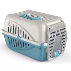 Georplast Panzer macskaszállító 50x33x31cm kék