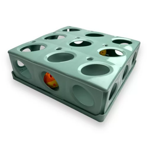Georplast Tricky macskajáték doboz 25x25x9cm zöld