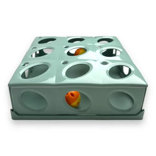 Georplast Tricky macskajáték doboz 25x25x9cm zöld