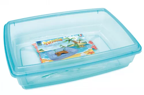 Georplast Tortuga Jumbo teknős terrárium 54x40x14cm 22L