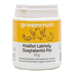 Greenman kisállat lakhely szagtalanító por 70g