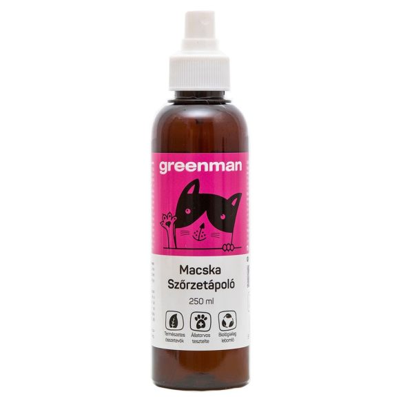 Greenman macska szőrzetápoló permet 250ml